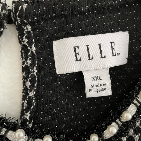 Women's ELLE Faux Pearl-Embellished Top - Picture 7 of 8